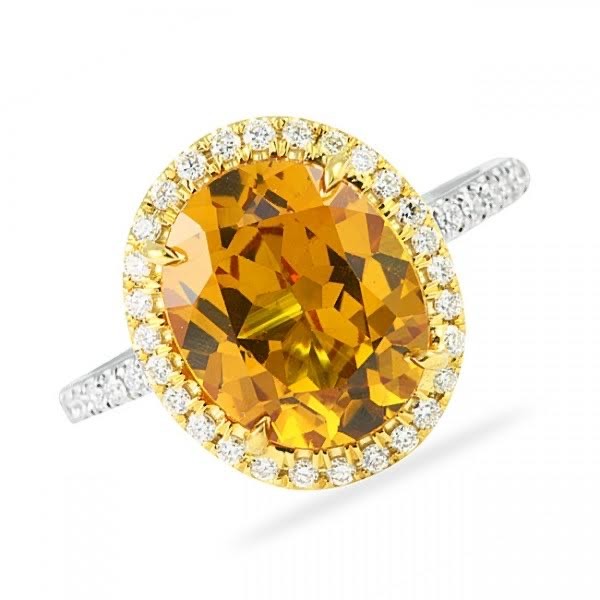 November yellow topaz ring st thomas